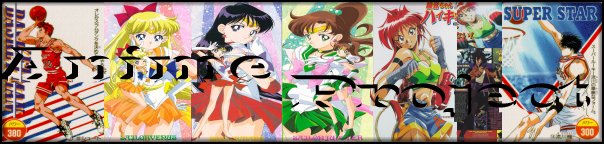 Hanamichi (Slam Dunk), Minako (Sailor Moon), Rei (SM), Makoto (SM), Ayane, Ayane, Rally (Gunsmith Cat's), Rukawa (Slam Dunk)